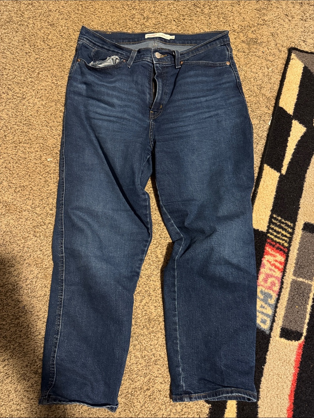 Levi's Women's High-Rise Dark Blue Jeans